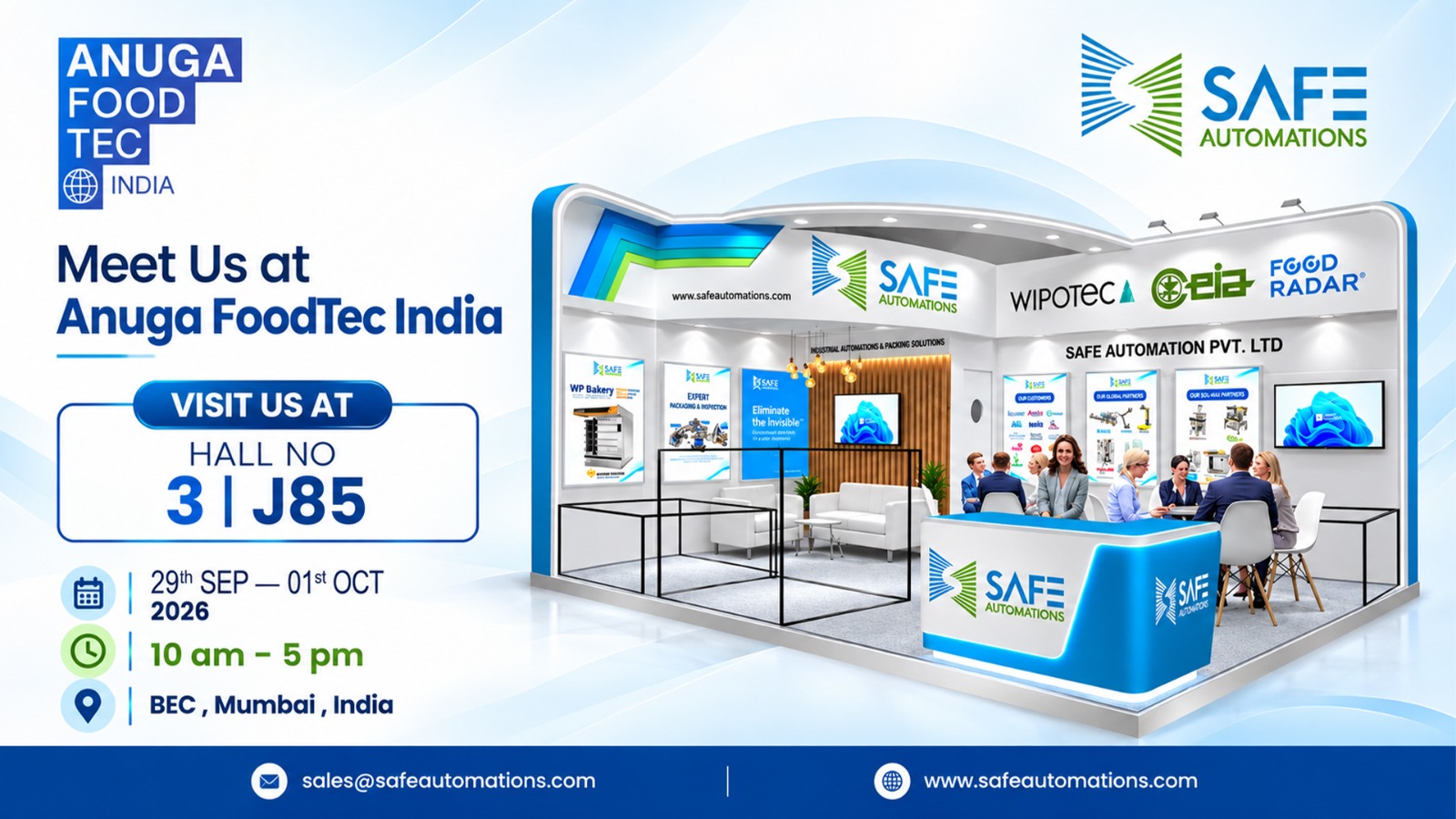 ANUGA FoodTec India 2026 - Safe Automations