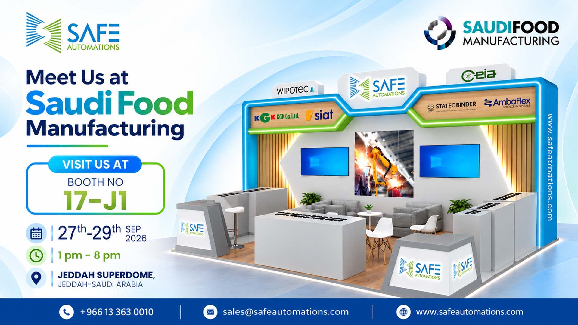 Saudi Food Manufacturing 2026 - Safe Automations